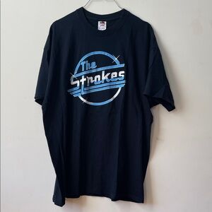 Vintage the strokes shirt Y2K xxl faded black broken in